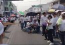 Protestan trabajadores del STSEMT; exigen toma de nota