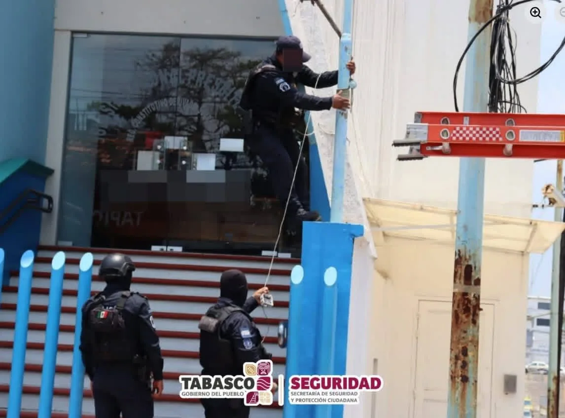 Operativo “Halcón Ciego” retira 53 cámaras parásitas en distintos puntos de Villahermosa