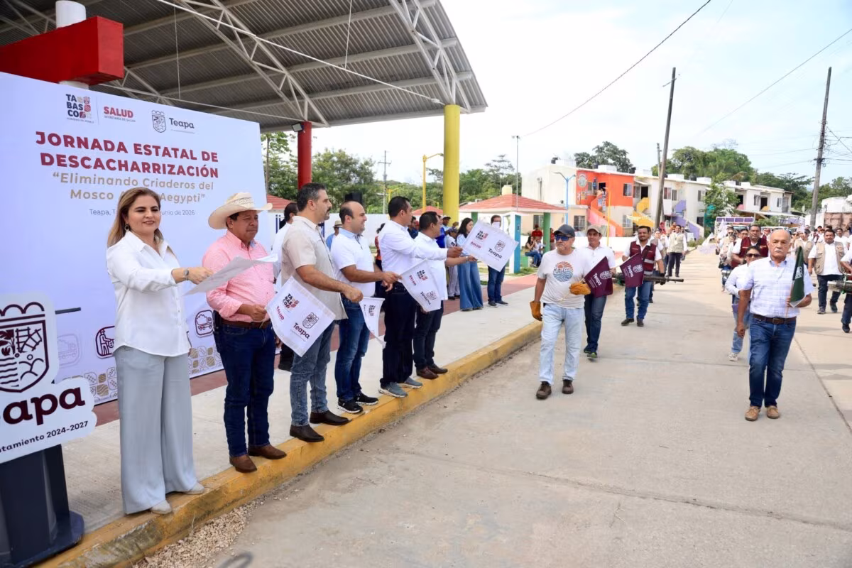 En Teapa, concluye la tercer Jornada Estatal de Descacharrización