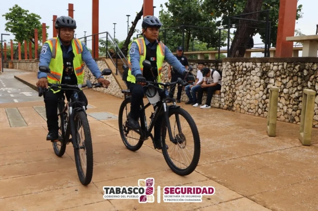 Pedalean por la seguridad: SSPC despliega “Bici Patrullaje” en el Malecón Carlos A. Madrazo