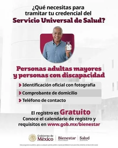 Credencialización del Servicio Universal de Salud alcanza 9% de avance en Tabasco
