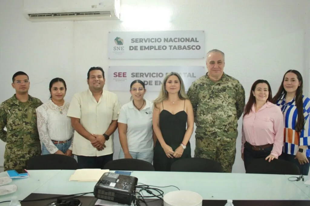 Marina y Servicio Estatal de Empleo promueven trabajo digno en Tabasco